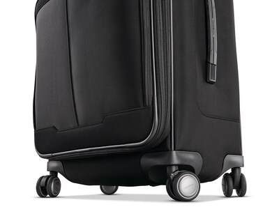 Samsonite Silhouette 17 27.5 Suitcase, 4-Wheeled Spinner, TSA Checkpoint Friendly, Black (139017-10