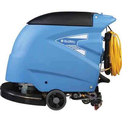 Global Industrial Electric Walk-Behind Auto Floor Scrubber, 20 Cleaning Path (261990)