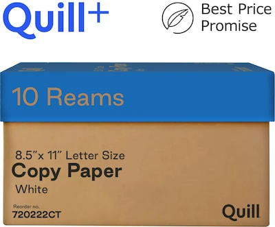 Quill Brand® Colored Paper; 8.5 X 11, Letter, Blue (720559) Read Details