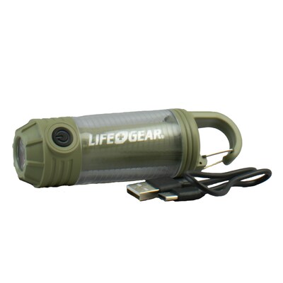 LifeGear Adventure Light LED Rechargeable Lantern, Green (41-3937)