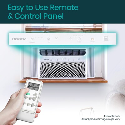 Hisense 115-Volt 10000 BTU Window Air Conditioner with Remote, WiFi Enabled, White (AAW10TW26)