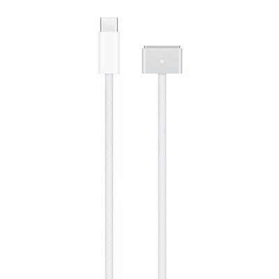 Apple Magnetic USB-C to MagSafe 3 Charging Cable, 6.56 ft., White (MW613AM/A)