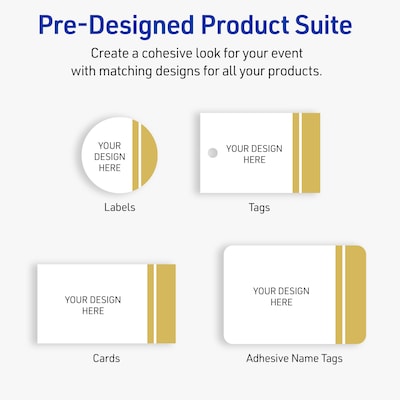 Avery 3" Blank Price & Merchandise Tags, White, 80/Carton (S00-DKJ-PRMWT10)