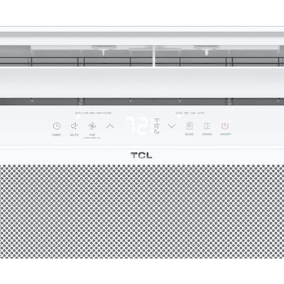TCL Q-Series 115-Volt 12,000 BTU  Window Air Conditioner with Remote, WiFi Enabled, White (H12W4KWH)