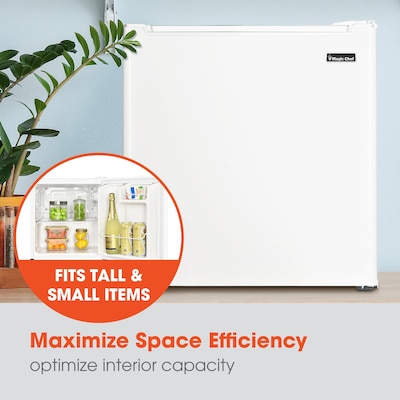 Magic Chef Reversible Door Refrigerator, 1.7 Cu. Ft., White (HMAR170WE)