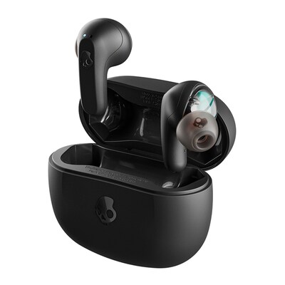 Skullcandy Rail True Wireless Earbuds, Bluetooth, True Black (S2RLW-Q740)