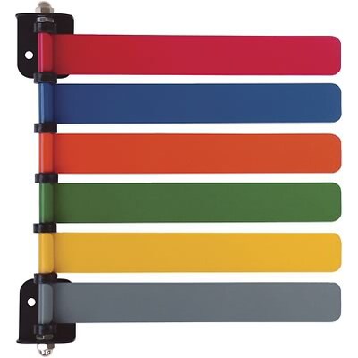 Aluminum Exam Room Signals; 6 Flags, 8 Inch