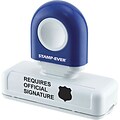 Premium Pre-Inked 1x3 Large Message Stamp, Up to 7 Lines