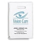 Medical Arts Press® Eye Care Personalized Jumbo 2-Color Supply Bags; 12 x 16", Vision Care/Teal Eye, 100 Bags, (633881)