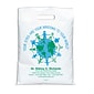 Medical Arts Press® Eye Care Personalized Jumbo 2-Color Supply Bags; 12 x 16", Eyes are windows/world, 100 Bags, (632881)