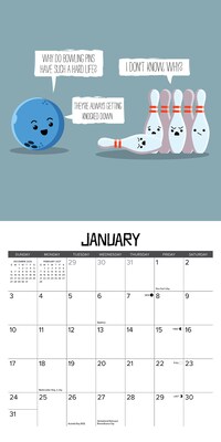 2027 Willow Creek Bad Dad Jokes 7" x 7" Monthly Wall Calendar (63903)
