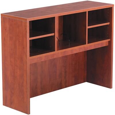 Alera™ Valencia Series Executive Suites in Medium Cherry; Open Storage Hutch, 48W