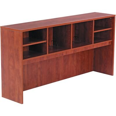 Alera™ Valencia Series Executive Suites in Medium Cherry; Open Storage Hutch, 72W