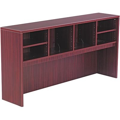 Alera™ Valencia Series Executive Suites in Mahogany; Open Storage Hutch, 72W