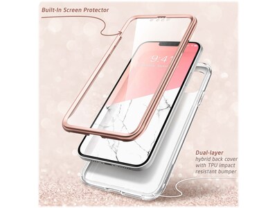 i-Blason Cosmo Marble Pink Case for iPhone 14 Plus (iPhone2022-6.7-Cosmo-SP-Marble)