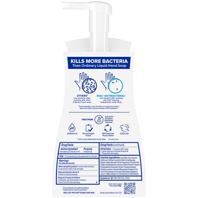 Dial Antibacterial Foaming Hand Soap, Power Berries Scent, 8/Carton (017000347271)
