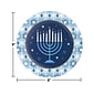 Creative Converting Hanukkah Paper Plate, Blue/Gold, 24/Pack (DTC366921DPLT)