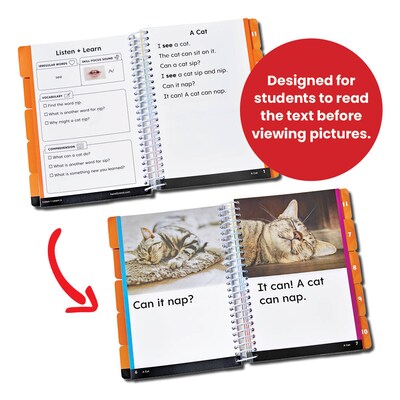 hand2mind Guided Phonics + Beyond Unit 2 Decodable Resource Book (96952)