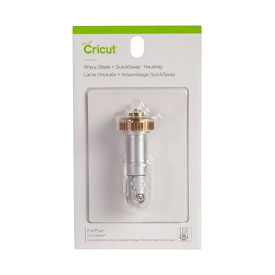 Cricut Die Cutting Wavy Blade & QuickSwap Housing, Silver (2006838)?