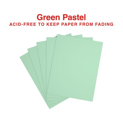 Pastel Colored Copy Paper, 8-1/2x11", Green