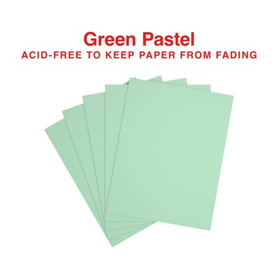 Pastel Colored Copy Paper, 8-1/2x11, Green