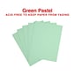 Pastel Colored Copy Paper, 8-1/2x11", Green