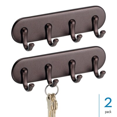 iDesign Wall Racks, Bronze, ABS (28005M2)