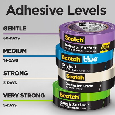 Scotch Masking Tape, 1.88" x 60 yds., Beige, (2020-2A-BK)
