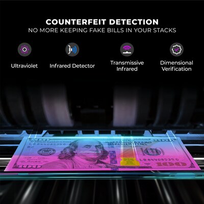 Cassida Advantec HD Bill Counters, Gray (75U)