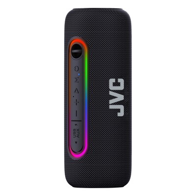 JVC True Wireless Portable Bluetooth Speaker, Water Resistant, Black (SP-PA5BT)