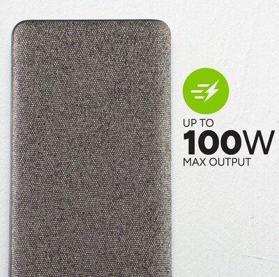 mophie PowerStation pro XL Power Bank, 25000mAh, Black (401109565)