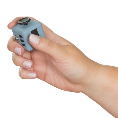 S&S Fidget Cubes, Gray, 3/Pack (19437)