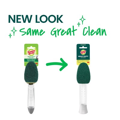 Scotch-Brite Heavy Duty Dishwand, Green/Yellow (650-4)