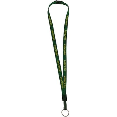 Custom Printed 1/2 Lanyard with Key Ring; Breakaway