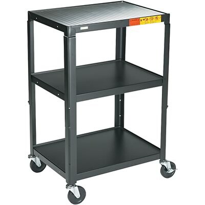 Bretford 5-in-1 Adjustable AV Cart/Stand; 3-Shelf