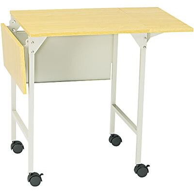 Safco® Mobile Machine Stand with Drop Leaves; Grey