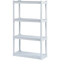 Iceberg® Rough N Ready 4-Shelf Storage System; Platinum