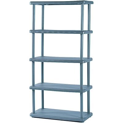 Iceberg® Rough N Ready 5-Shelf Storage System; Charcoal