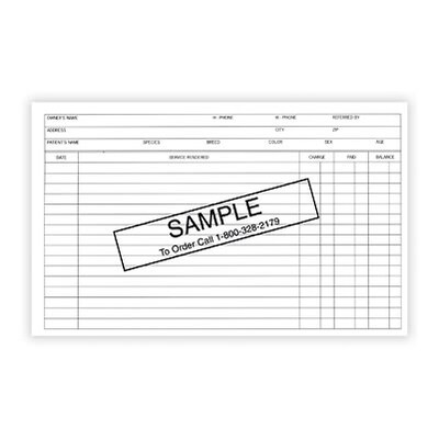 Medical Arts Press® Animal Record Card, Compact