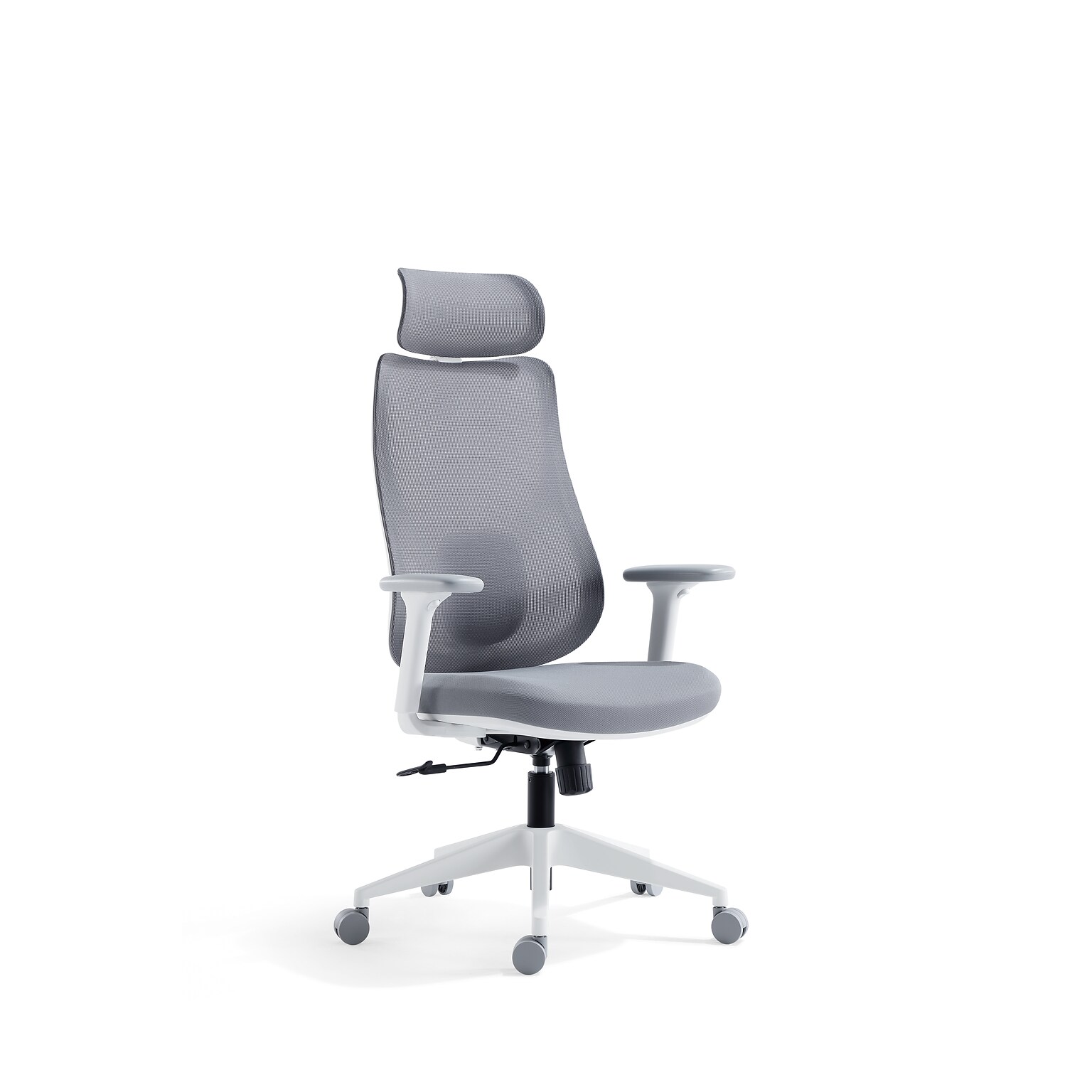 Raynor Group Torque Ergonomic Fabric/Mesh Swivel Manager Chair, Grey/White (TORQUE-WF-GRY )