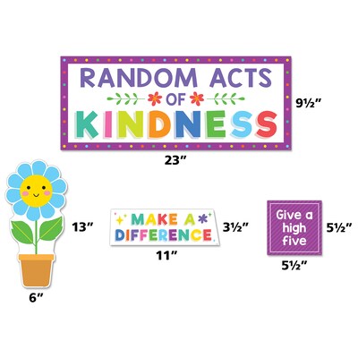 Teacher Created Resources Colorful Random Acts of Kindness Bulletin Board Set, 55/Set (TCR8328)
