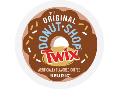 ((Best By 04/11/2025)) The Original Donut Shop Medium Roast Twix K-Cup Coffee Pods - 24ct