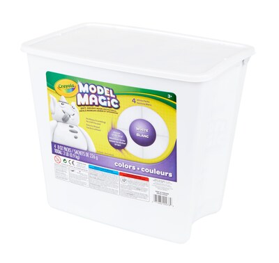 Crayola Model Magic Clay, Assorted Colors, 4/Pack (57-4400)