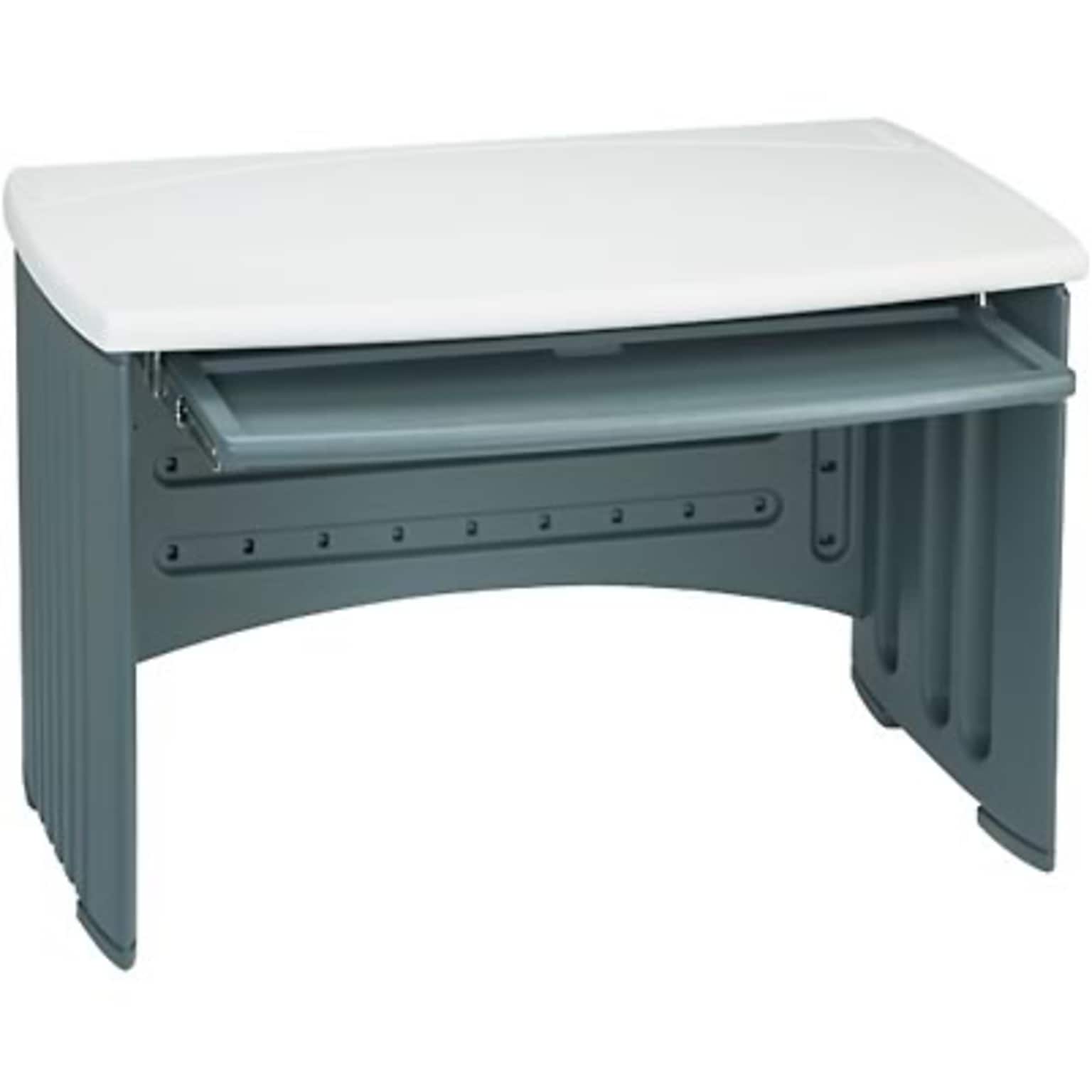 Iceberg 46 Dent and Scratch Resistant Computer Desk, Silver (ICE73002)
