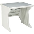 Iceberg® Aspira Modular Furniture Collection in Platinum; Workstation Table, 34