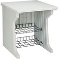 Iceberg® Aspira Modular Furniture Collection in Platinum; Printer Stand