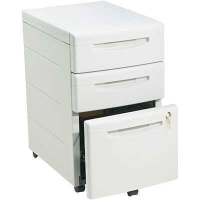 Iceberg® Aspira Modular Furniture Collection in Platinum; Mobile Underdesk Pedestal; 2 Box/1 File