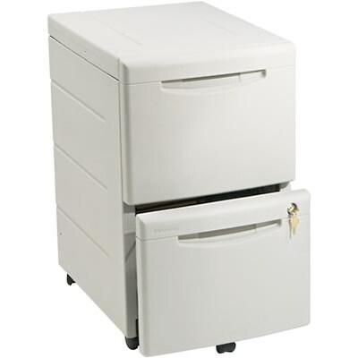 Iceberg® Aspira Modular Furniture Collection in Platinum; Mobile Underdesk Pedestal; 2 File Drawers
