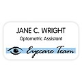 Medical Arts Press® Two Color Eye Care Name Badges; Eye Care Team