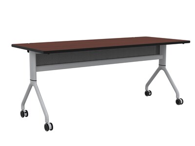 Safco Rumba Training Room Table, 30" x 72", Biltmore Cherry (RBA7230FLSLBMCH)